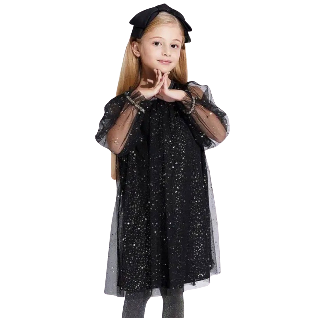 Vestido Tul Negro