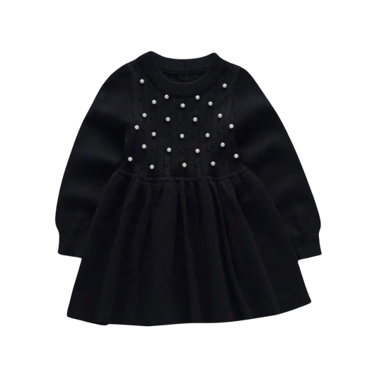 Vestido Suéter Negro
