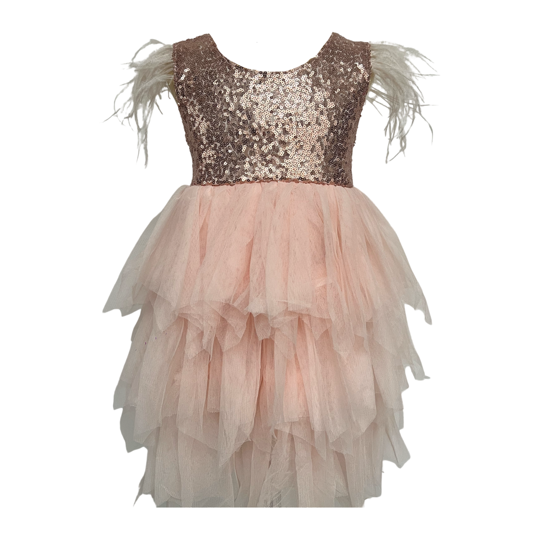 Vestido Lentejuela Rosa