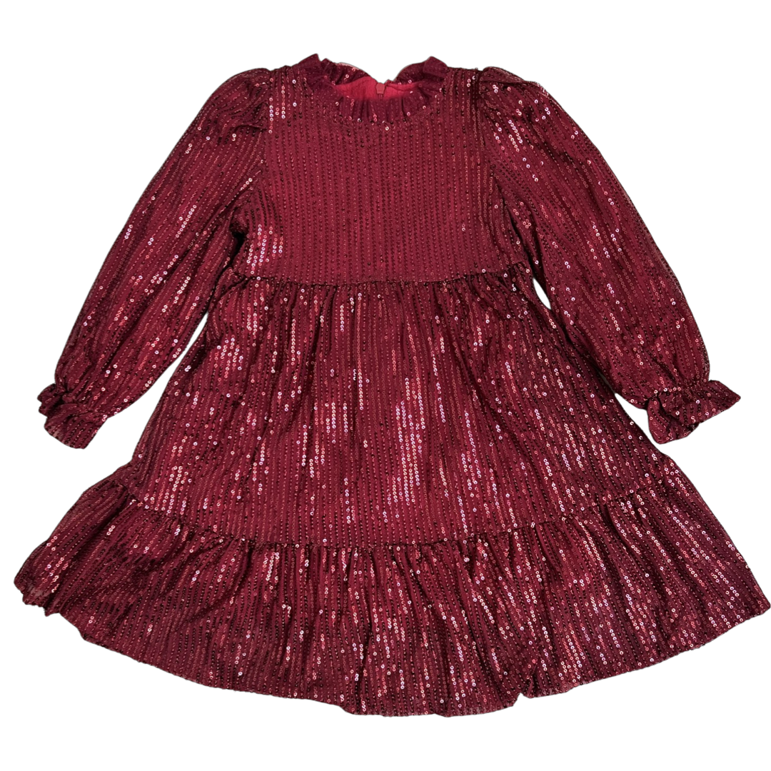 Vestido Lentejuelas Rojas