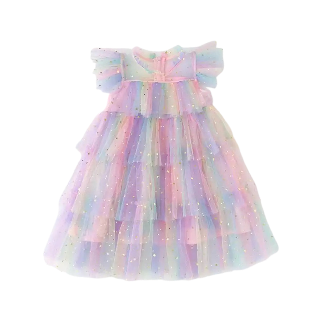Vestido Rainbow Tul
