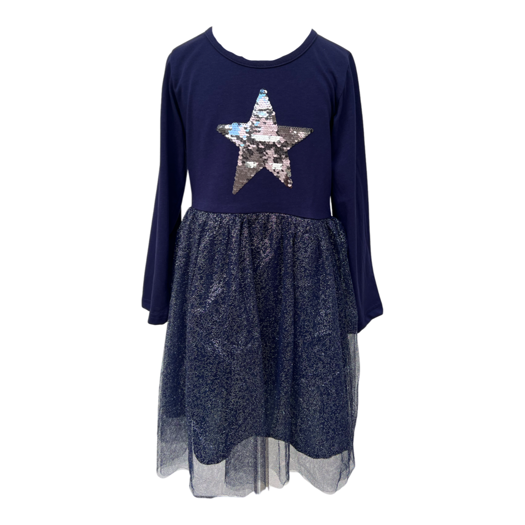 Vestido Estrella Azul Marino