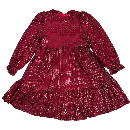 Vestido Lentejuelas Rojas